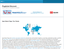 Tablet Screenshot of flugticket-discount.de